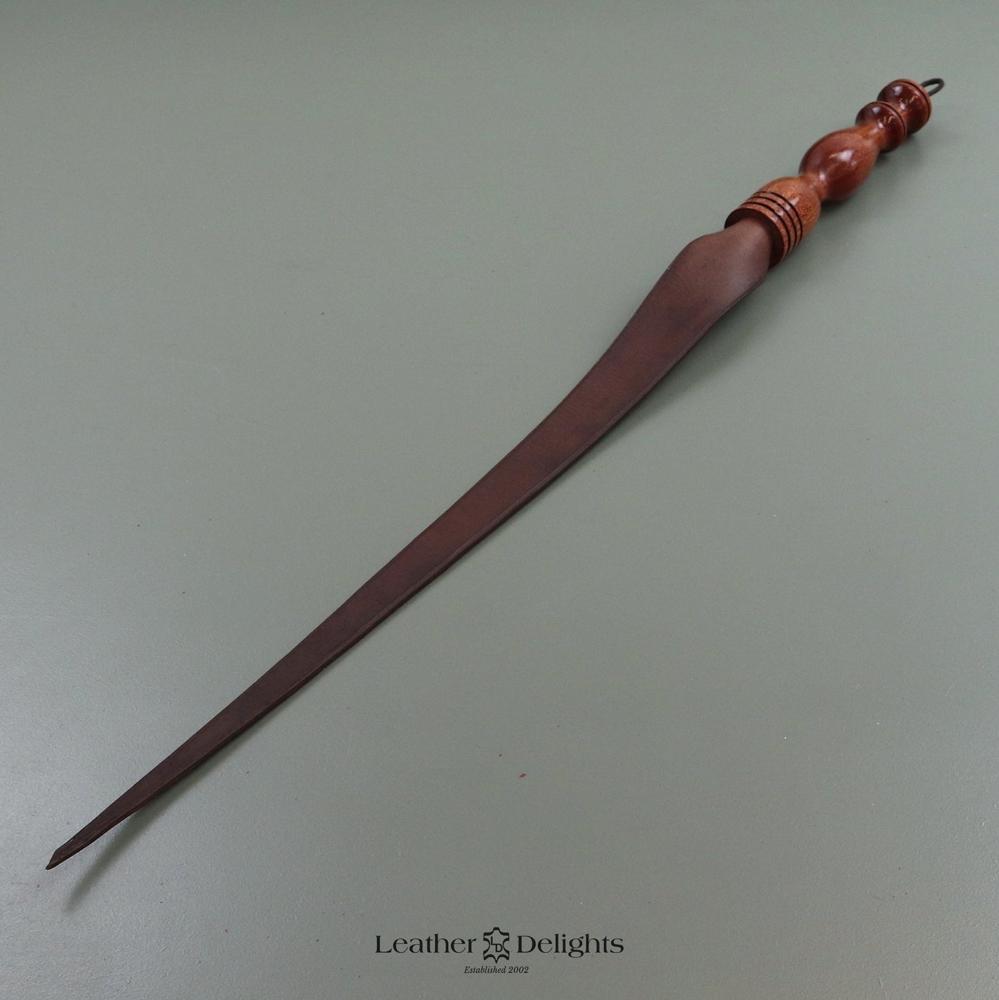 Firm Brown Leather Dragon Tail