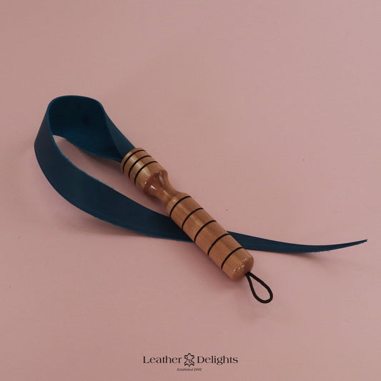Soft Turquoise Leather Dragon Tail