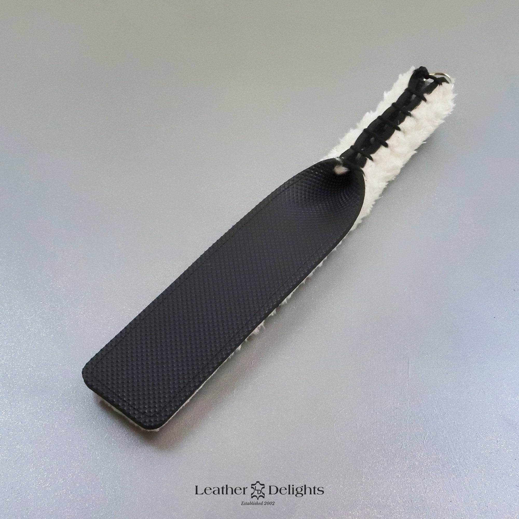 Double Cheek Slapper - Dimpled Rubber & Synthetic Sheepskin – Leather ...