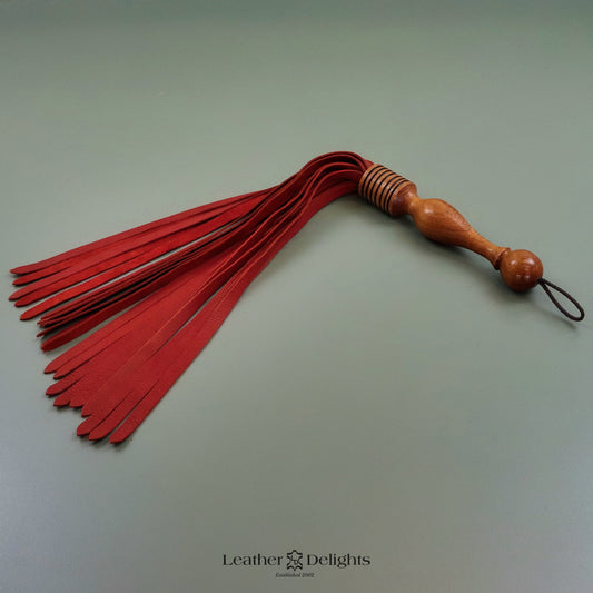 Soft Brown Leather Flogger