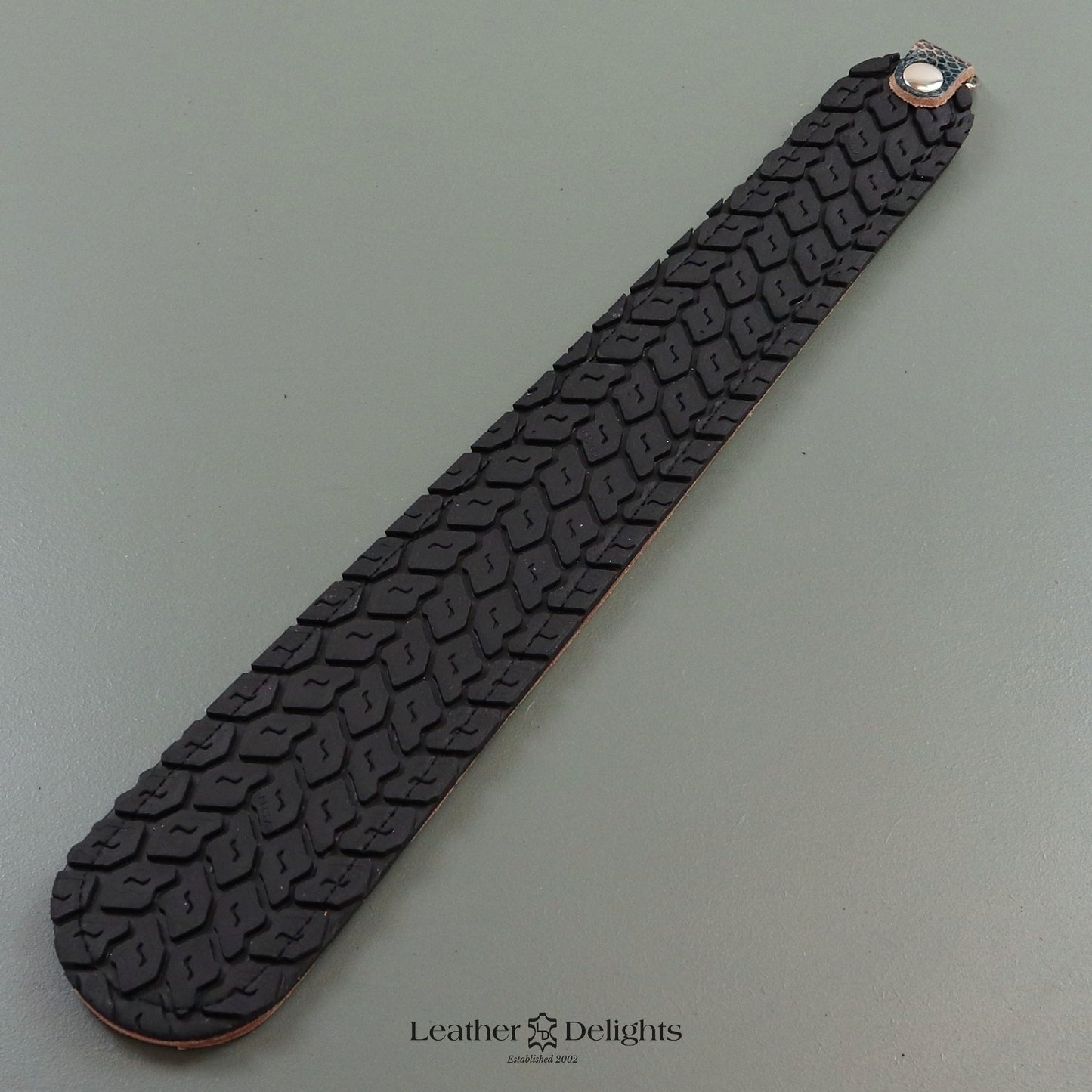 Supreme Smacker - Snake Print Leather & Tyre Tread Rubber
