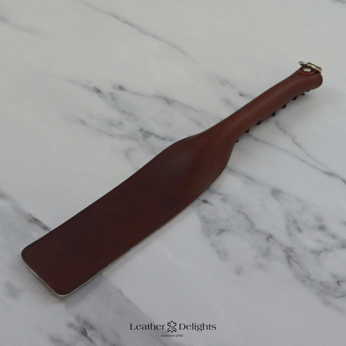 Dutch Slapper Double Cheek Slapper - Animal Print Sheepskin & Tan Buffalo Leather ...