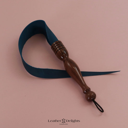 Soft Turquoise Leather Dragon Tail