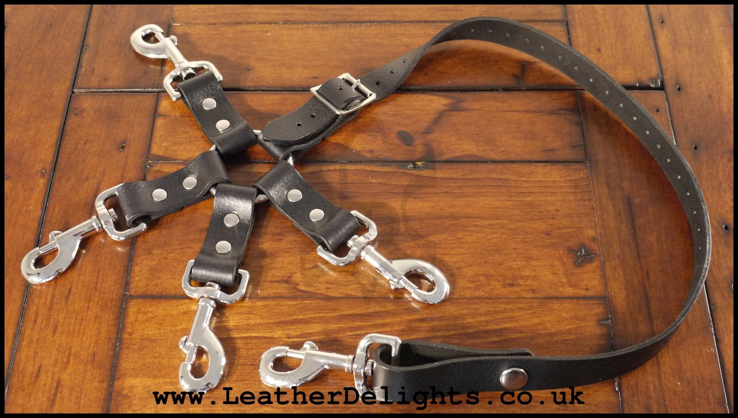 Collar to Hog Tie - Leather Delights