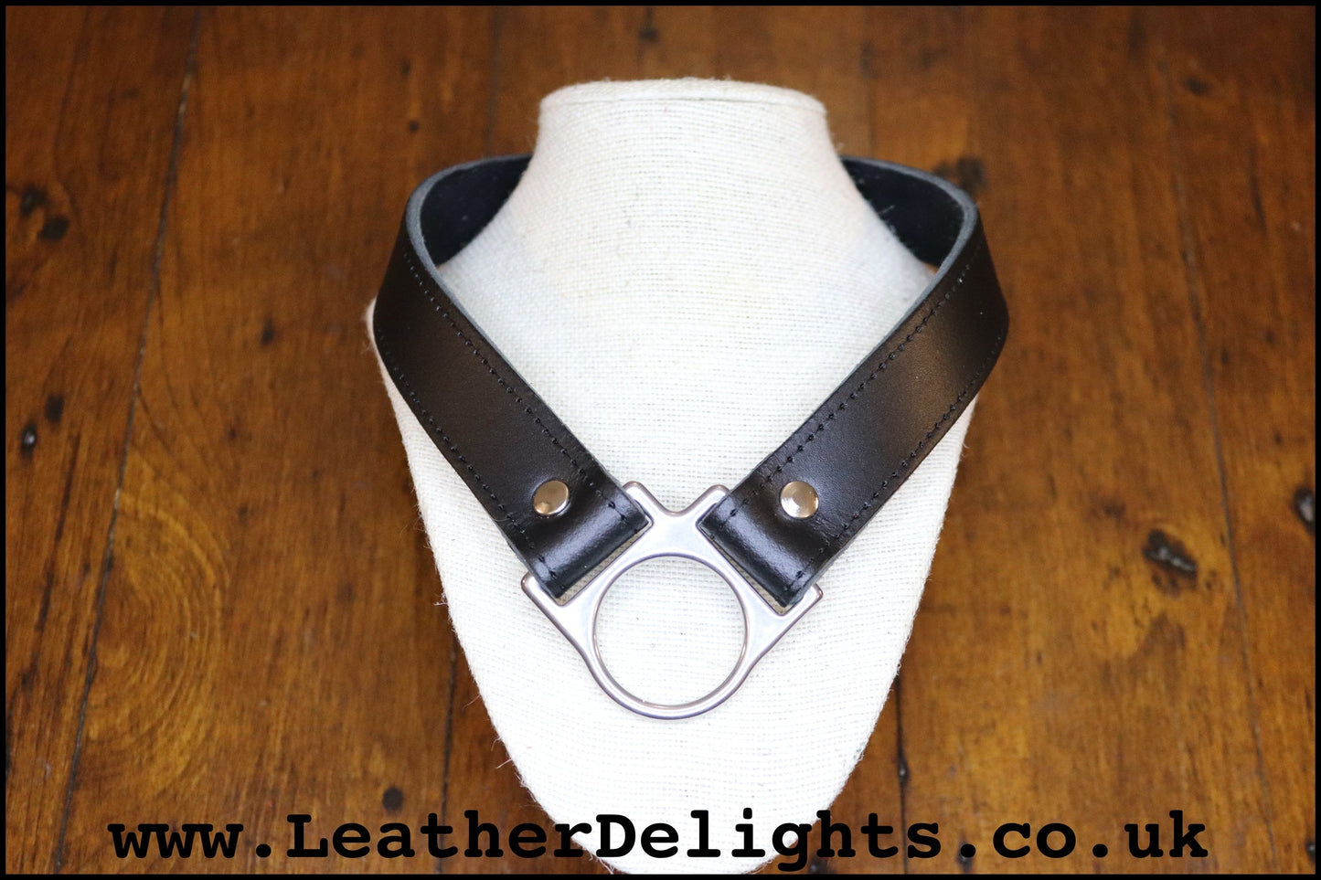Dropped O Ring Collar - Leather Delights