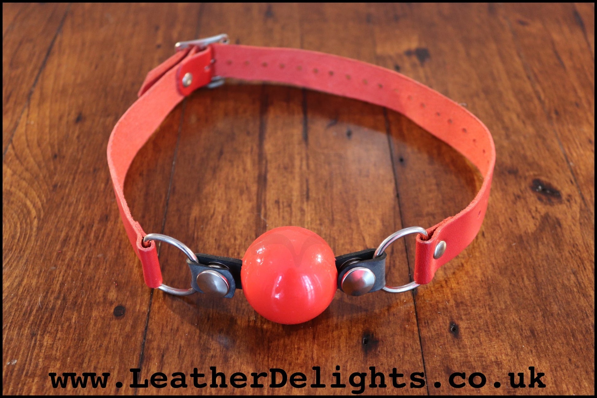 Hard Silicone Ball Gag – Leather Delights
