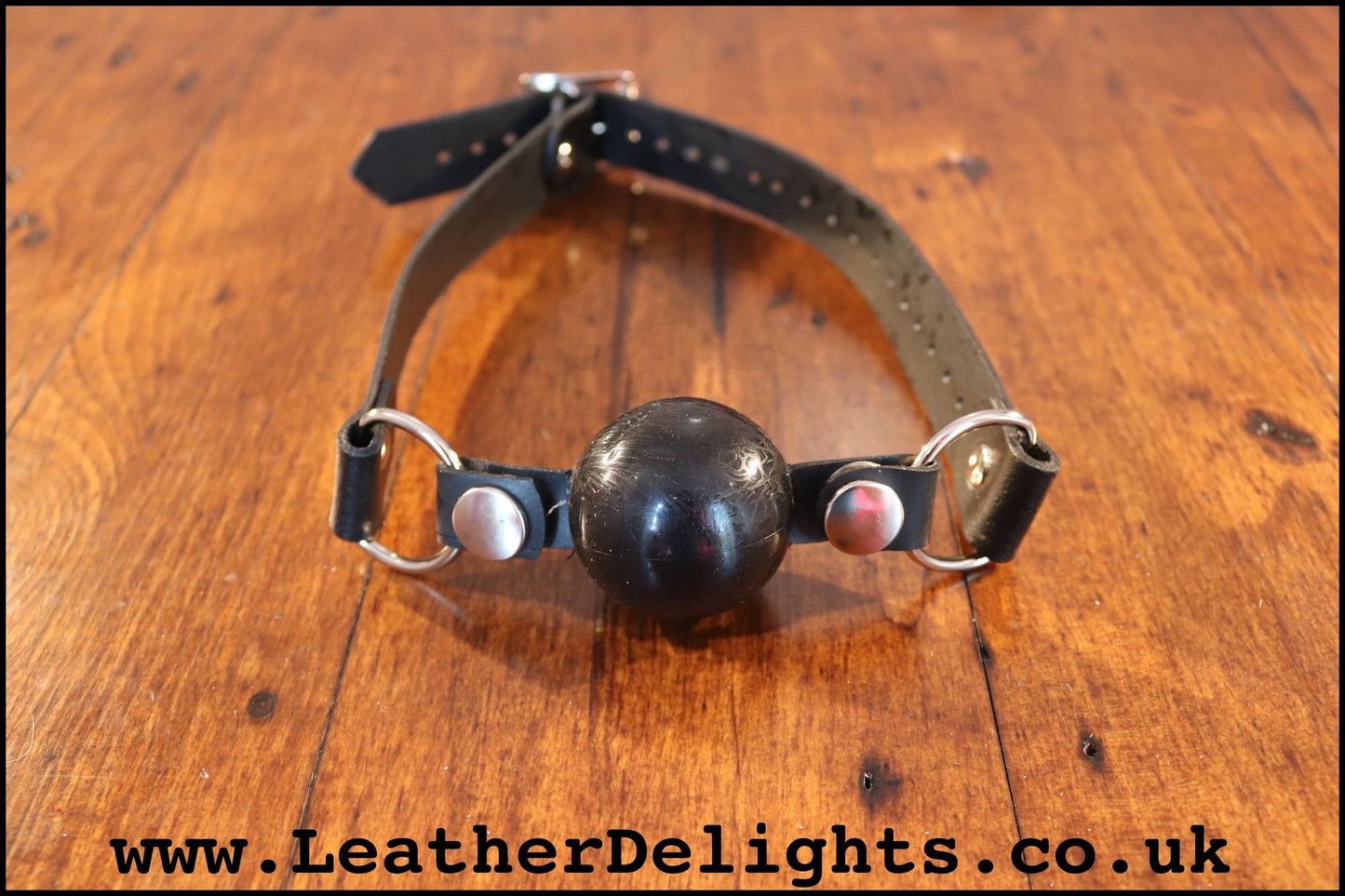 Hard Silicone Ball Gag - Leather Delights