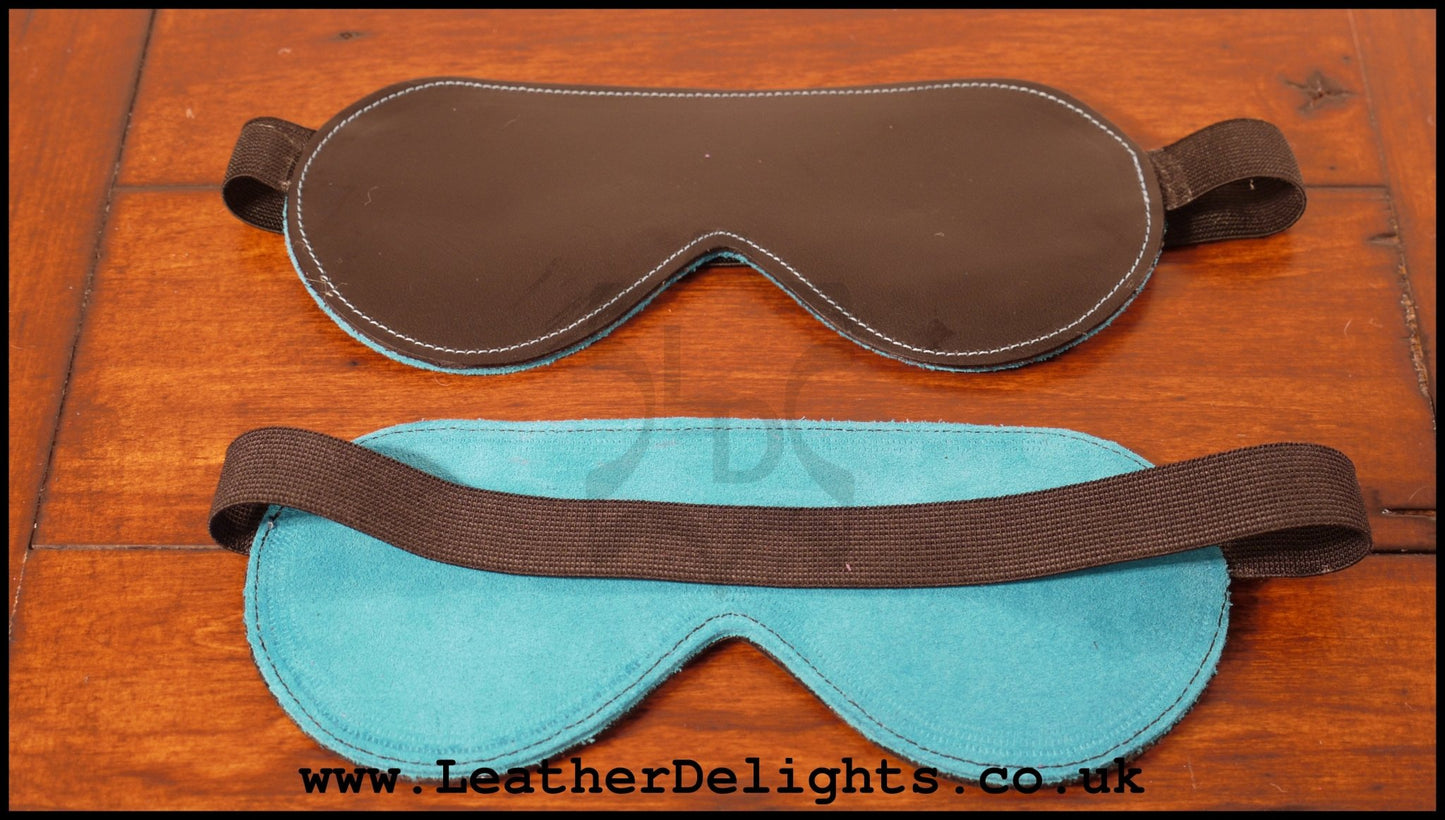 Suede Lined Blindfold - Leather Delights